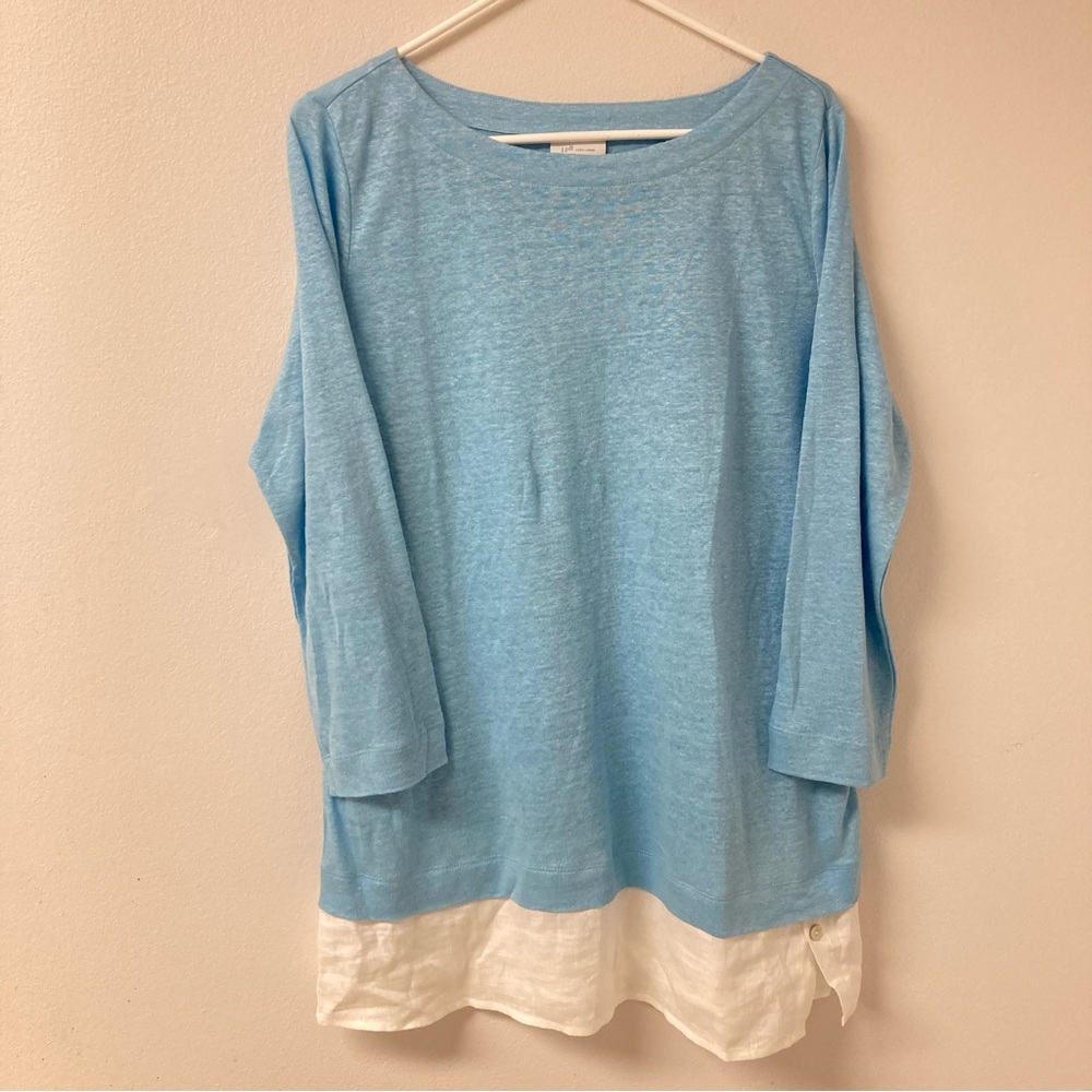 J.Jill Linen Top-M-Long